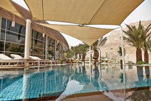 Bazén v ubytování Ein Gedi Kibbutz Hotel nebo v jeho okolí