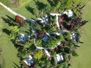 Letecký snímek ubytování Relais Sassa al Sole