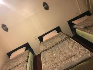 A bed or beds in a room at Wake Up! Cairo Hostel