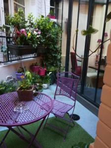 Balcon ou terrasse dans l'établissement Virgina