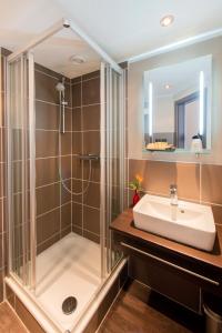 Koupelna v ubytování Hotel Munich City