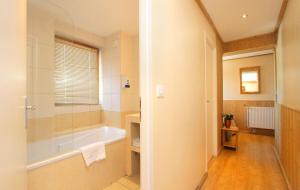 Koupelna v ubytování Hotel le Sherpa