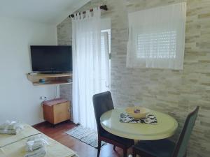 TV a/nebo společenská místnost v ubytování Apartmani Babić Vir