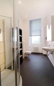 Phòng tắm tại Planet Berlin City Apartments