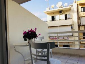 Balkón alebo terasa v ubytovaní Korona Βeach Αpartments