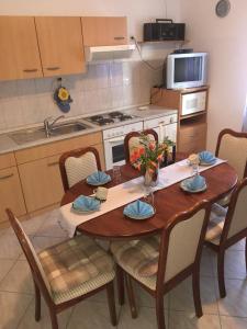 Kuchyň nebo kuchyňský kout v ubytování Apartman Luis Silence
