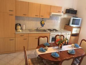 Kuchyň nebo kuchyňský kout v ubytování Apartman Luis Silence