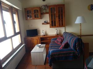 TV a/nebo společenská místnost v ubytování Apartamentos Turísticos Rural Los Tinaos