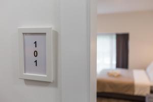 Posteľ alebo postele v izbe v ubytovaní King's Street Apartments