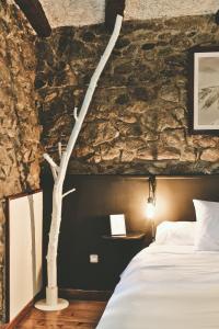 Letto o letti in una camera di Hostal Cisco de Sans