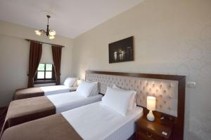 A bed or beds in a room at Zagnospasa Konaklari
