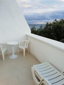 Balkón alebo terasa v ubytovaní Hotel Caraibisiaco sul mare