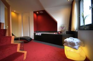 Ein Sitzbereich in der Unterkunft Hotel Antoniushütte