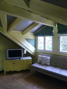 Μια τηλεόραση ή/και κέντρο ψυχαγωγίας στο Alpchalet Oberstdorf