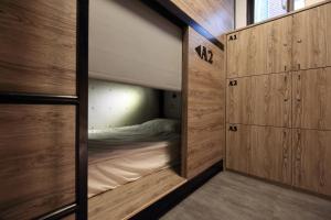 Letto o letti in una camera di G.O.A.T Hostel