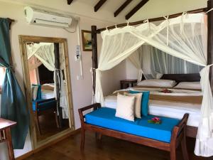 Krevet ili kreveti u jedinici u okviru objekta Le Vasseur La Buse Eco Resort