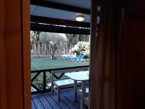 A garden outside La Masia