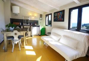 Kuchyň nebo kuchyňský kout v ubytování I Valloni Apartments