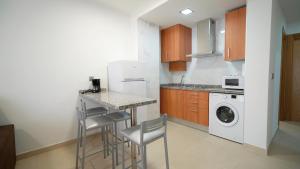 Kuchnia lub aneks kuchenny w obiekcie As Apartamentos Turisticos