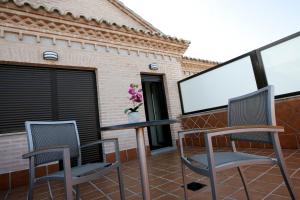 Balkón nebo terasa v ubytování Hotel La Bastida