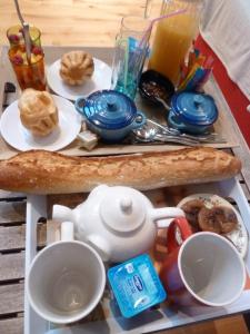 Armonui Honfleur centre historiqueで提供されている朝食