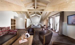 Ruang duduk di Auberge de Savoie
