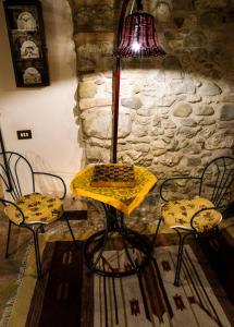 A seating area at Agriturismo Casale Dei Frontini