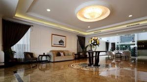 Posezení v ubytování Amarelo Hotel Solo