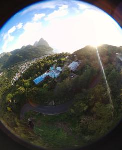 山景或在度假酒店看到的山景