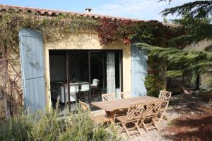 Zahrada ubytování La Bastide des Vasses l'Atelier