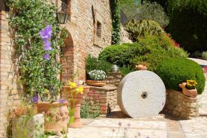 A garden outside Agriturismo Casale Dei Frontini
