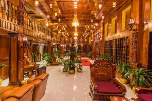 Posezení v ubytování Hello Cambodia Boutique