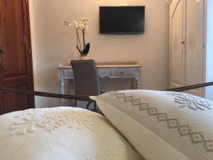 TV a/nebo společenská místnost v ubytování B&B Elena
