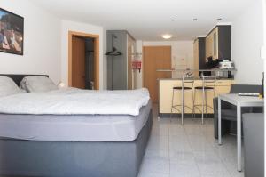 Kuchyň nebo kuchyňský kout v ubytování A Calm & Charm Studio - Haus Haro