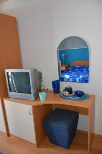Kuchyň nebo kuchyňský kout v ubytování Apartments Lans