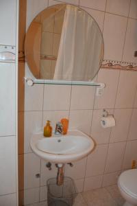 Koupelna v ubytování Apartments Lans