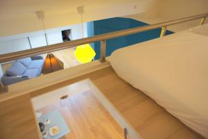 מיטה או מיטות בחדר ב-Ze Perfect Place - Superbe Studio Vieux Nice - calme et climatisé