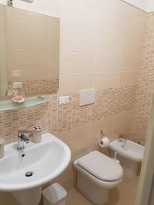 Koupelna v ubytování B&b Giadà