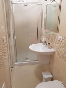 Koupelna v ubytování B&b Giadà
