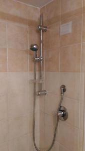 a shower with a shower head in a bathroom at B&B 55 Alghero in Alghero