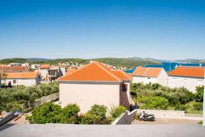a view from the roof of a house at Apartments Vranjić in Trogir