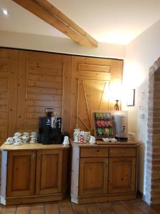 Kaffi- og teaðstaða á Hotel Neustifter
