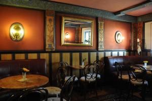 A seating area at Gasthof Dorfschenke