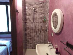 Koupelna v ubytování B&B Villa Anita