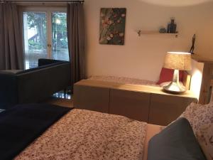 Łóżko lub łóżka w pokoju w obiekcie Pension Andante
