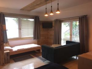 Łóżko lub łóżka w pokoju w obiekcie Pension Andante
