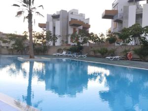 The swimming pool at or close to AMAZING DUPLEX on the beach