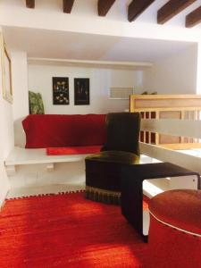 Posezení v ubytování Barrio Boutik Hostal long stays