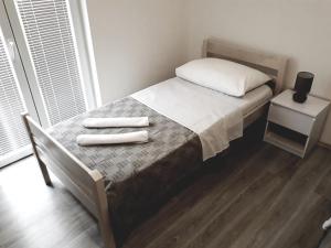 Krevet ili kreveti u jedinici u okviru objekta Apartmani Krka Kistanje