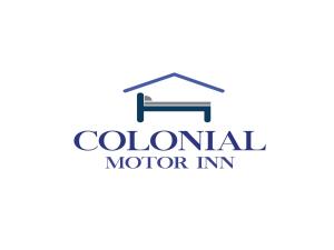 logo wektora kolonialnego zajazdu silnikowego w obiekcie Colonial Motor Inn Bairnsdale Golden Chain Property w mieście Bairnsdale